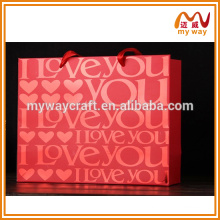 Manufacturer bags shopping bag with logo for christmas gifts item